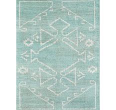 Handmade Knotted Hand Woven Bamboo Wool Rug